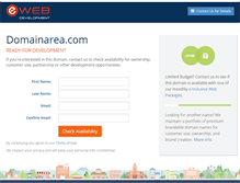 Tablet Screenshot of domainarea.com